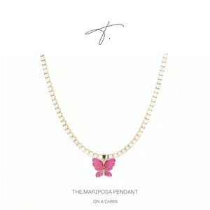 The Mariposa Pendant on a Chain